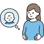Pregnant Woman Speech Bubble Baby SVG Icon